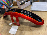 New Front Fender 2005 Harley Wide Glide Softail Candy Orange Black FXDWG