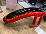 New Front Fender 2005 Harley Wide Glide Softail Candy Orange Black FXDWG