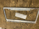 florida gators license plate frame vtg Metal 1970's Hot Rod Muscle car Old skool