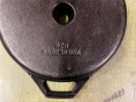vtg Made in USA Lodge #8CB Cast Iron Cornbread Skillet