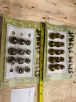 Vtg USA Jingle Bells Christmas Orig Display Cards Holiday Deco Arts Crafts shoes