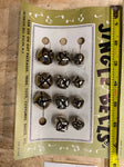 Vtg USA Jingle Bells Christmas Orig Display Cards Holiday Deco Arts Crafts shoes