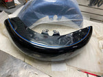 Black Blue Metalflake Front Fender Harley Ultra Class FLH 2014^ OEM Bagger Glide