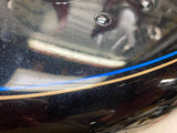 Black Blue Metalflake Front Fender Harley Ultra Class FLH 2014^ OEM Bagger Glide