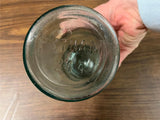 VTG Antique Pat. Jan 5 1875 Trade Mark Lightning Aqua Pint Wire Pail Fruit Jar