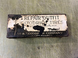 vtg Antique made in USA  Goodrich tires Repair Outfit tin box