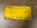 1972 Pennsylvania License Plate Year Stickers on Bicentennial Base 270-07D