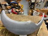 11" Custom round top Rear Fender Harley Chopper Custom Softail 240 Tire