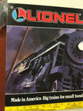Dealer Lionel Train Advertising Poster Toy 29"x16" Steam Engine Locomotive AD