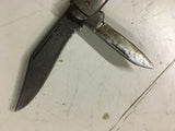 Vtg Johnson 2 blade pocket knife USA survival camping hunting
