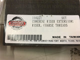 Harley-Davidson 1" Conehead riser extensions coarse threads new in package!!!