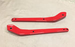 NOS Harley Left Right Scarlet Red Fender Strut Covers Set Dyna FXD 1995-2006