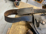 WM Brown Set Holsters Leather Cowboy Left right Revolver Vtg Gunfighter Butler p