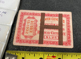 Vintage 1932 Cleveland Railroad co Ticket Pass Trains Trolly Street Car Advertis