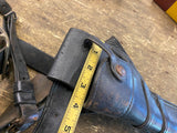 WM Brown Set Holsters Leather Cowboy Left right Revolver Vtg Gunfighter Butler p