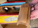 Vtg Aristo Craft Wood Boat Model Battery Powered Japan Orig box 9 1/2" Speedster