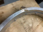 NOS Akront Wheel Rim Aluminum 2.50x19 36 Hole Cafe Racer honda cb kz triumph bsa