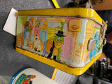 1976 Sesame Street Lunchbox Thermos Vintage TV Show Big Bird Ernie Bert Aladdin