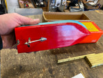 Vtg Aristo Craft Wood Boat Model Battery Powered Japan Orig box 9 1/2" Speedster