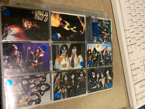 Kiss Collector Cards Series 2 Blue Foil #91-180 Complete Set In Plastic Holders