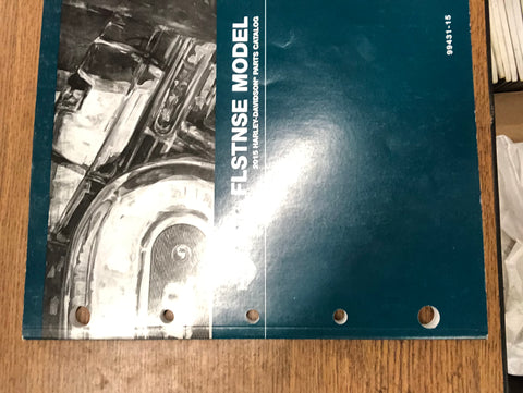 FLSTNSE models parts catalog book harley davidson OEM softail CVO part# 99431-15