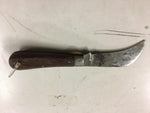 Vtg Mklein & Sons e Chicago made in USA folding knife Hawkbill lineman electrica