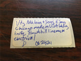 Vtg Mklein & Sons e Chicago made in USA folding knife Hawkbill lineman electrica