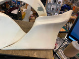 Stretched Fiberglass Rear Fender Harley Touring FLH BAgger 2008< Classic Glide