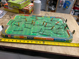 Vtg Soccer Game Tin Litho OIL GAS VW Technofix Parker Germany Great Graphics!