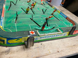 Vtg Soccer Game Tin Litho OIL GAS VW Technofix Parker Germany Great Graphics!