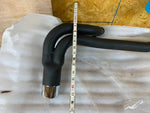 Black 2 into 1 Billet Tip Exhaust Pipe Harley Sportster 2007^ Custom 883 1200