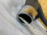 Black 2 into 1 Billet Tip Exhaust Pipe Harley Sportster 2007^ Custom 883 1200