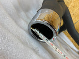 Black 2 into 1 Billet Tip Exhaust Pipe Harley Sportster 2007^ Custom 883 1200