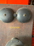 Antique Wall Phone Western Electric Candlestick Hand Crank OAK BOX 1900s Telepho