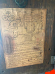 Antique Wall Phone Western Electric Candlestick Hand Crank OAK BOX 1900s Telepho