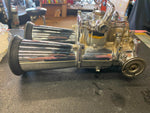 Chrome DCOE Dual Throat Carb Velocity Stacks Harley Custom Chopper Evo Panhead