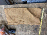 Vtg Planters Peanuts Burlap Sack Bag Advertising Baseball Football Display Colle