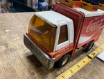 Buddy L Tin Toy Truck Coca Cola Coke Vtg W Cases of soda Pop 1970's Vtg Metal St