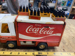 Buddy L Tin Toy Truck Coca Cola Coke Vtg W Cases of soda Pop 1970's Vtg Metal St