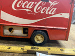 Buddy L Tin Toy Truck Coca Cola Coke Vtg W Cases of soda Pop 1970's Vtg Metal St