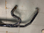 2 into 1 Big Dog Chopper Motorcycle Harley Custom Kerker Exhaust Pipe Softail Ne