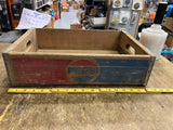 1978 Pepsi Cola Soda Pop Box Crate Vtg Wood Logo Advertising Decor