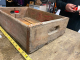 Vtg Pepsi Cola Soda Pop Box Crate Wood Logo Advertising Decor