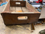 Vtg Pepsi Cola Soda Pop Box Crate Wood Logo Advertising Decor