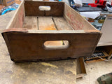 Vtg Pepsi Cola Soda Pop Box Crate Wood Logo Advertising Decor