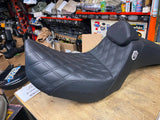 Saddleman SDC Step Seat Up Harley Dyna 2006^ Pro Series FXD Gripper Gelcore FXDB