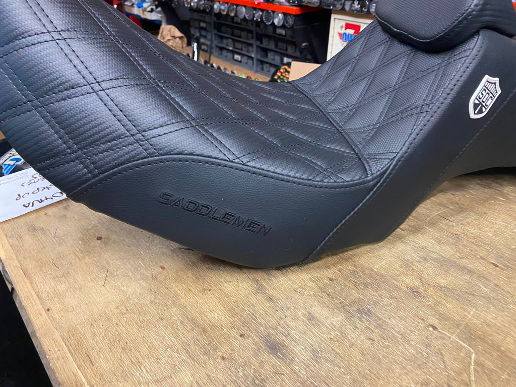Sdc Step Frame Saddleman SDC Step Seat Up Harley Dyna 2006^ Pro Series FXD Gripper Ge ...