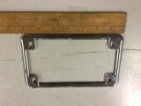 motorcycle License plate Frame Chrome Harley Honda VTX Shadow Sportster Touring