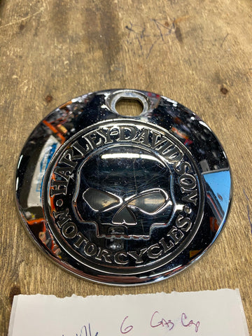 1998-2007 Willie G skull Gas Cap Lid Door Bagger FLH Road Glide Classic ultra