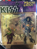 KISS Band Psycho Circus Paul Stanley/Jester with dog McFarlane toys  plastic